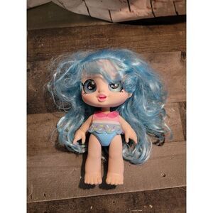 Blue baby doll Moose candy girl toy figure